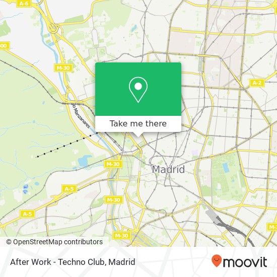 After Work - Techno Club map