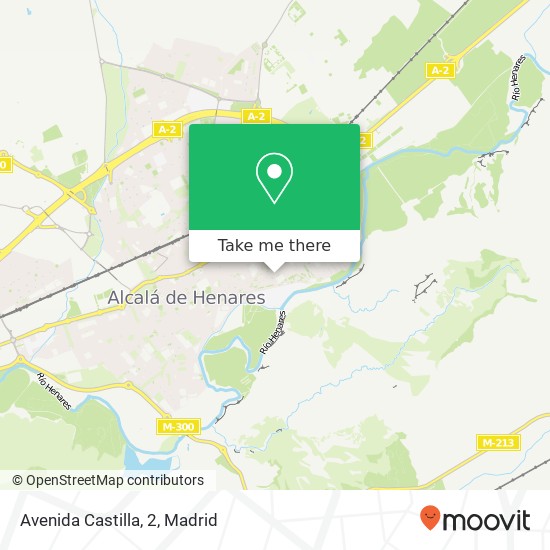 mapa Avenida Castilla, 2