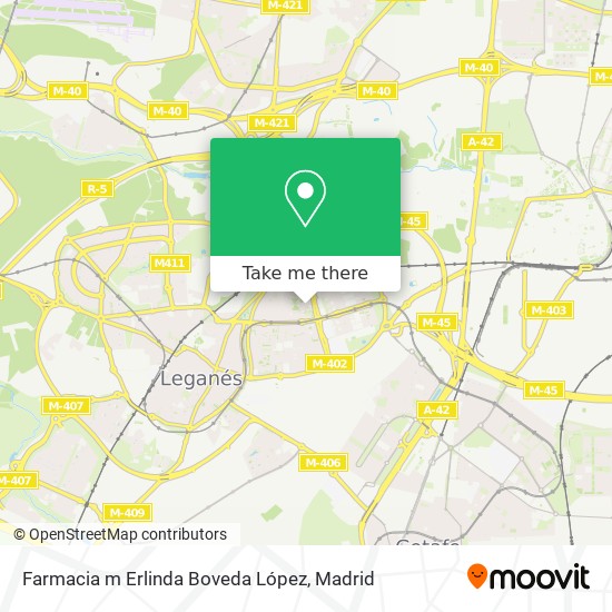 Farmacia m Erlinda Boveda López map