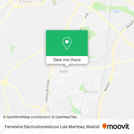 Ferreteria Electrodomésticos Luís Martínez map