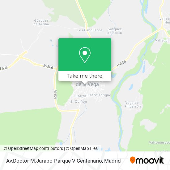 Av.Doctor M.Jarabo-Parque V Centenario map