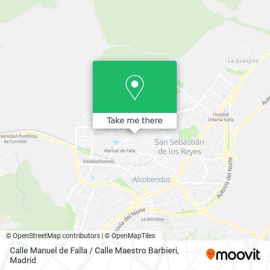 Calle Manuel de Falla / Calle Maestro Barbieri map
