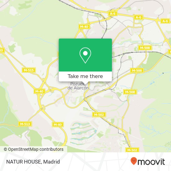 mapa NATUR HOUSE