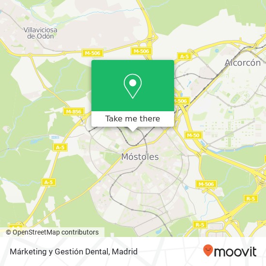 Márketing y Gestión Dental map