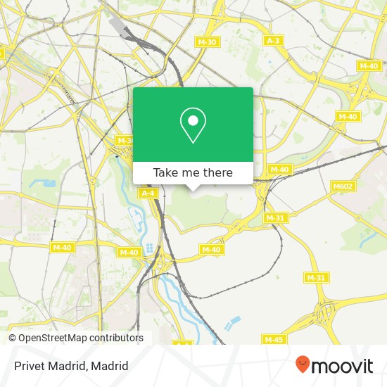 mapa Privet Madrid