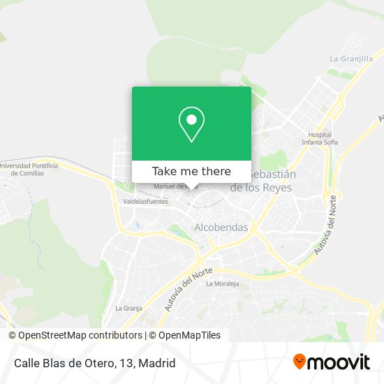 Calle Blas de Otero, 13 map