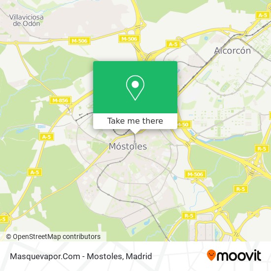 Masquevapor.Com - Mostoles map