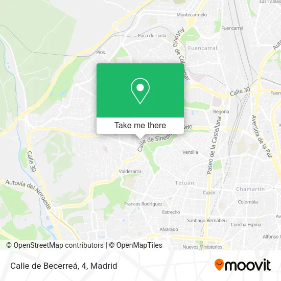 Calle de Becerreá, 4 map