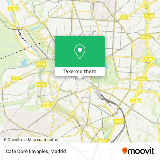 Café Doré Lavapiés map