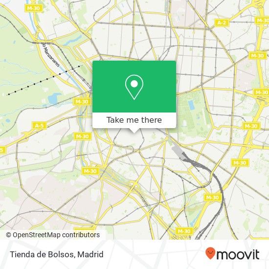 mapa Tienda de Bolsos