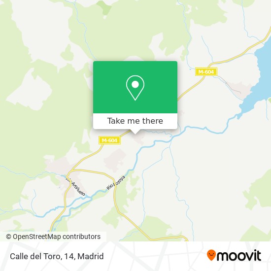 mapa Calle del Toro, 14