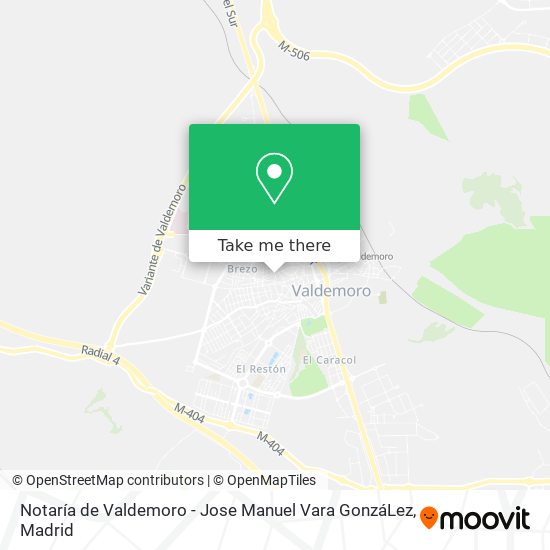 Notaría de Valdemoro - Jose Manuel Vara GonzáLez map