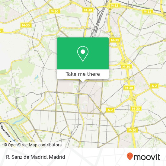 mapa R. Sanz de Madrid
