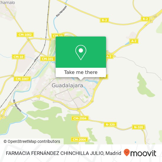 FARMACIA FERNÁNDEZ CHINCHILLA JULIO map