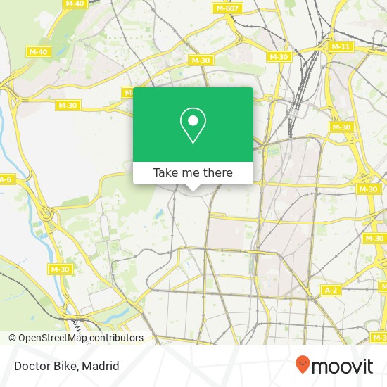 mapa Doctor Bike