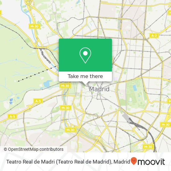 Teatro Real de Madri map