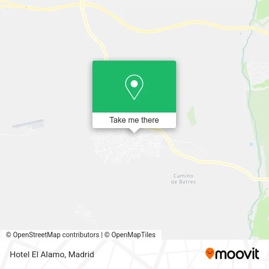 Hotel El Alamo map