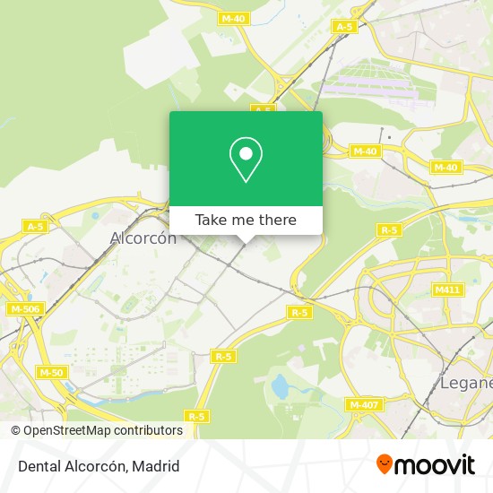 Dental Alcorcón map