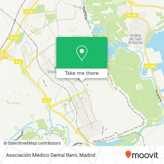 mapa Asociación Médico Dental Rami