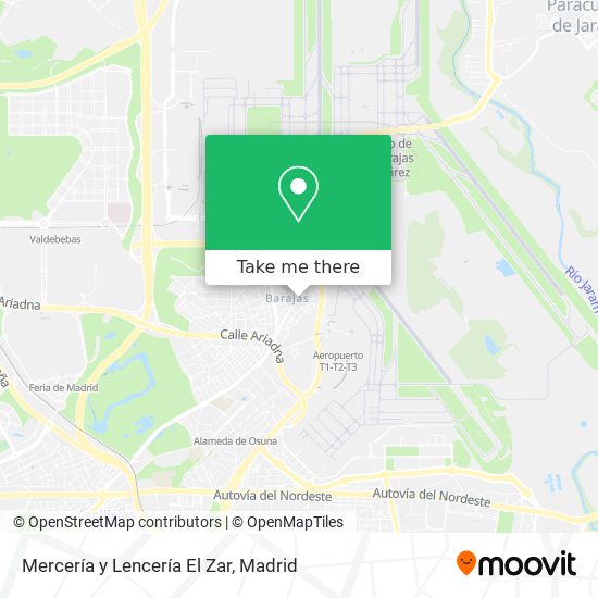 Mercería y Lencería El Zar map