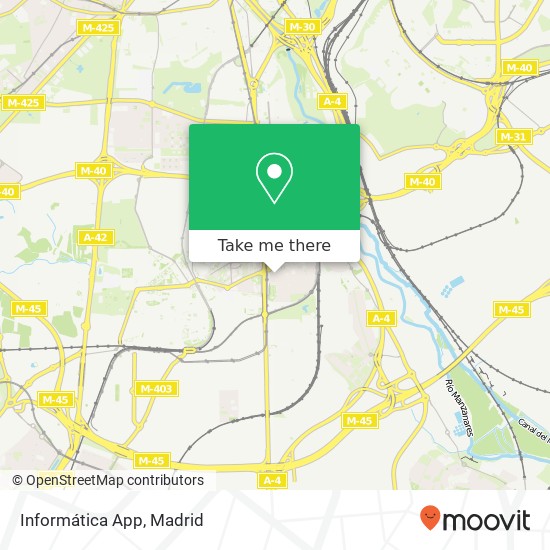 Informática App map