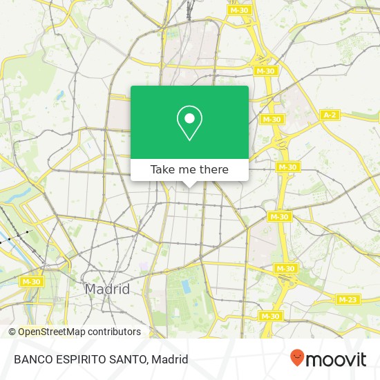 BANCO ESPIRITO SANTO map