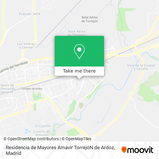Residencia de Mayores Amavir TorrejóN de Ardoz map