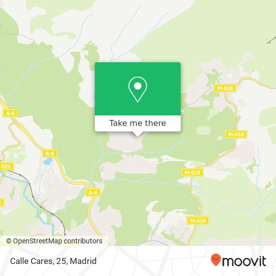 Calle Cares, 25 map