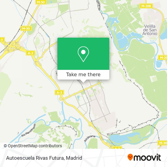 Autoescuela Rivas Futura map