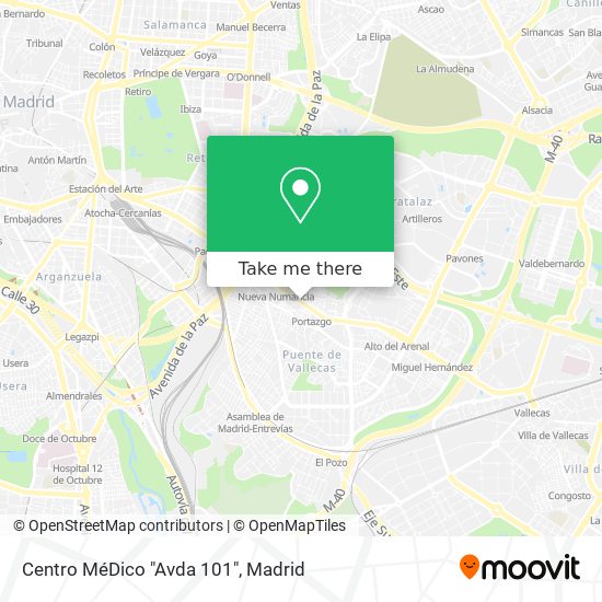 Centro MéDico "Avda 101" map