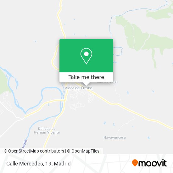 mapa Calle Mercedes, 19