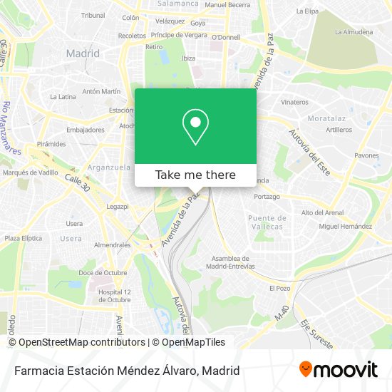 Farmacia Estación Méndez Álvaro map