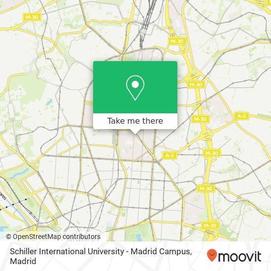 Schiller International University - Madrid Campus map