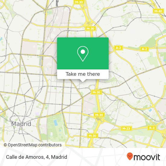 mapa Calle de Amoros, 4