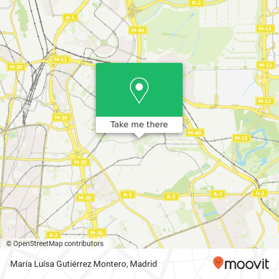 mapa María Luísa Gutiérrez Montero
