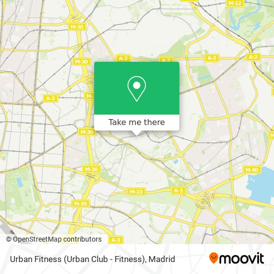 Urban Fitness (Urban Club - Fitness) map