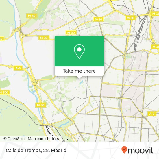 Calle de Tremps, 28 map