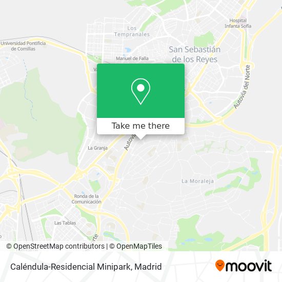 mapa Caléndula-Residencial Minipark