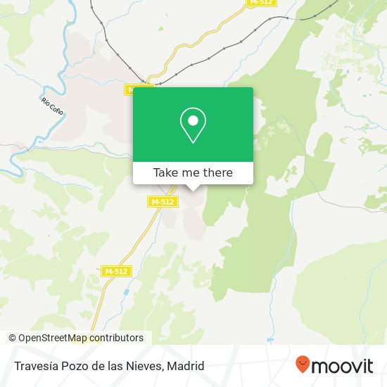 mapa Travesía Pozo de las Nieves