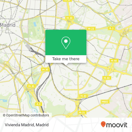 mapa Vivienda Madrid