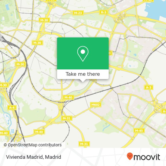 mapa Vivienda Madrid