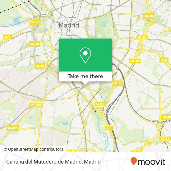 Cantina del Matadero de Madrid map