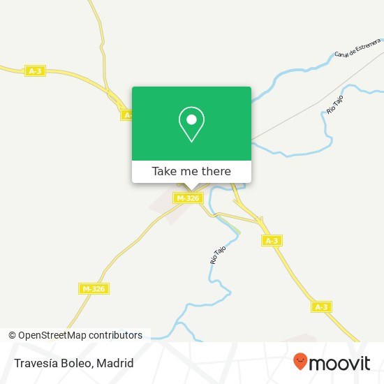 Travesía Boleo map