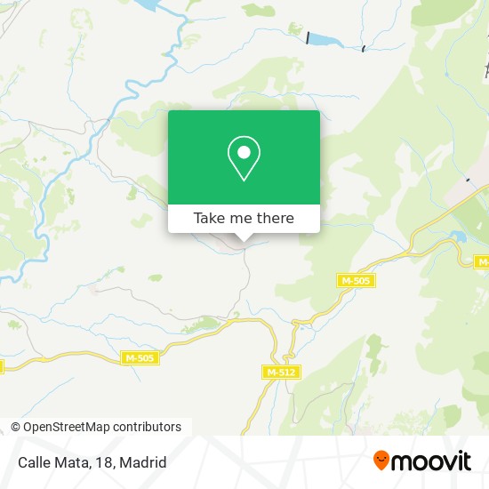 Calle Mata, 18 map