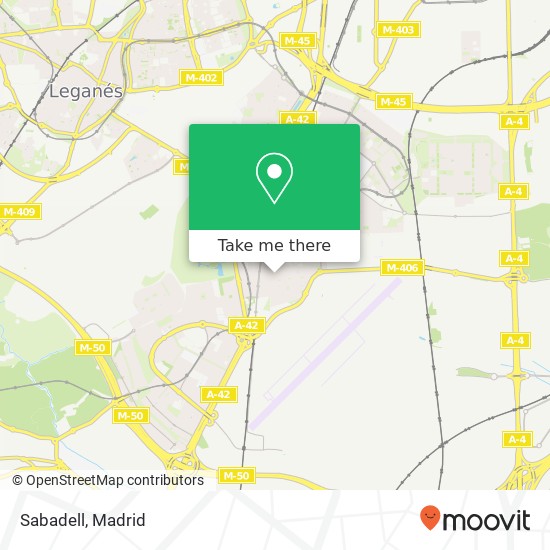 Sabadell map