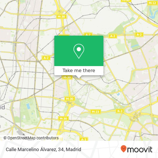 mapa Calle Marcelino Álvarez, 34