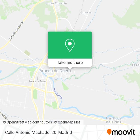 mapa Calle Antonio Machado, 20