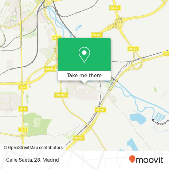 Calle Saeta, 28 map