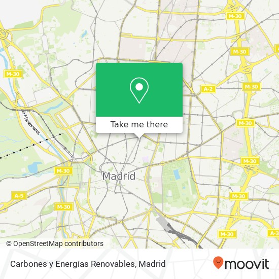 Carbones y Energías Renovables map