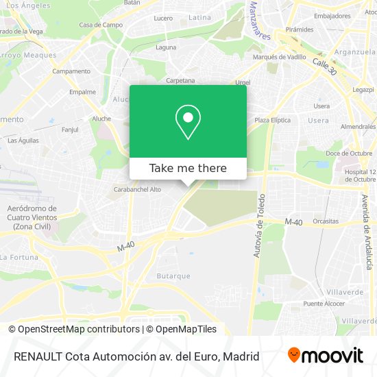 RENAULT Cota Automoción av. del Euro map